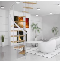 Винтовая лестница DOLLE Calgary Белая